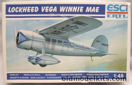 ESCI 1/48 Lockheed Vega Winnie Mae, 4100 plastic model kit